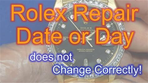 how to fix date function on fake rolex|rolex day date homage.